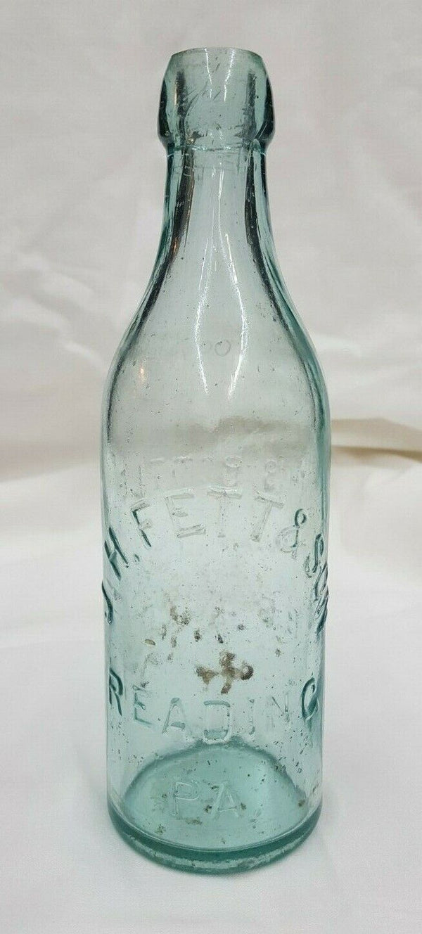 1800s J.H. Fett & Son Reading Pennsylvania Soda Bottle