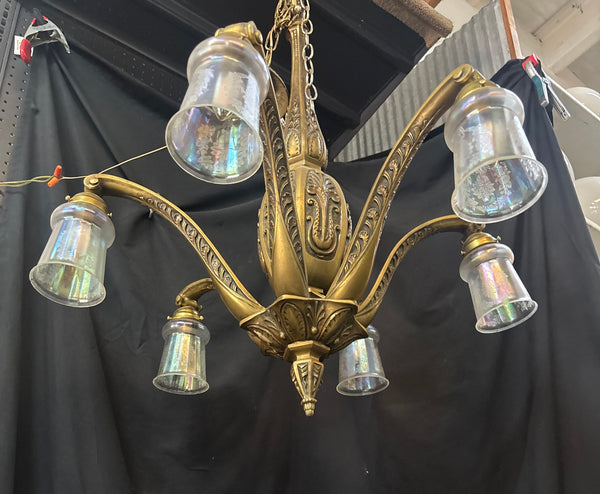 Brass 6-Light Chandelier GA21275