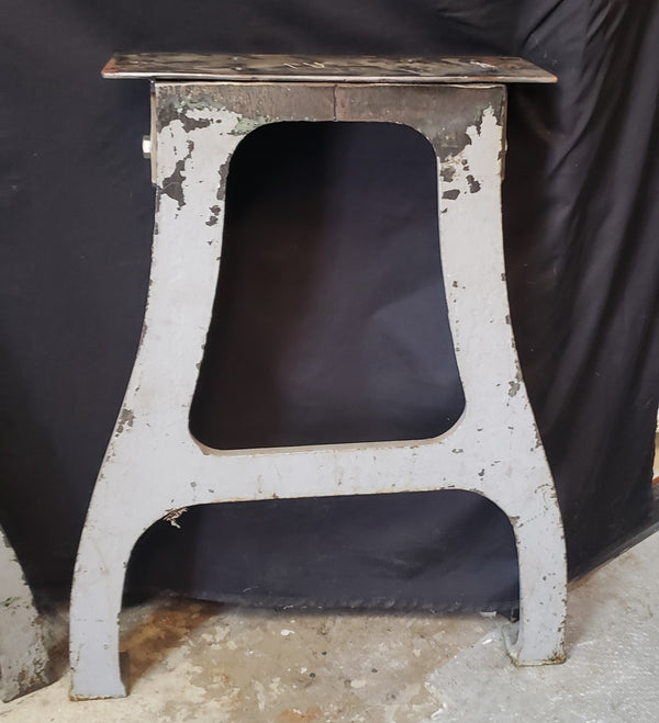 Pair of Cast Iron Factory Machine Legs 28 1/2" T GS00692