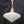 Load image into Gallery viewer, Restored Art Deco Flush Mount Pendant Light w/ Bullseye Point Shade GS01024
