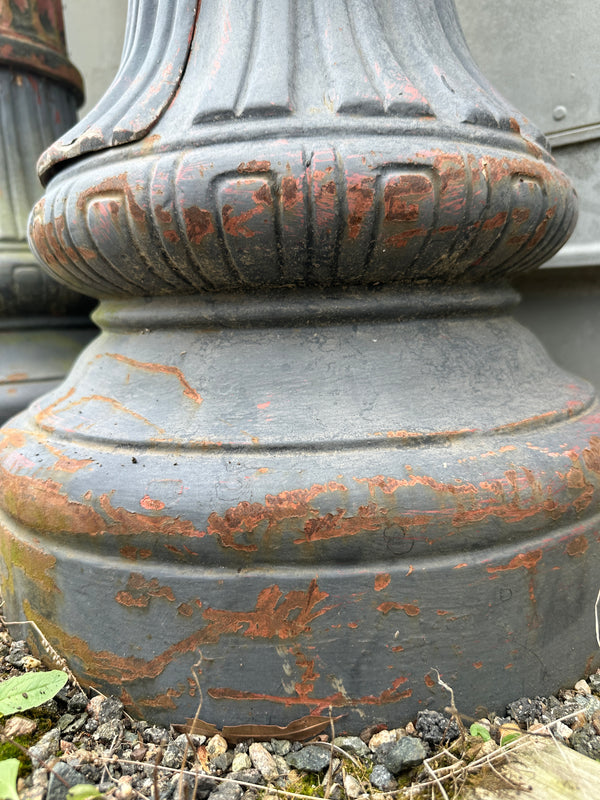 10 Ft Cast Iron Fluted Street Lamp Posts GA20290