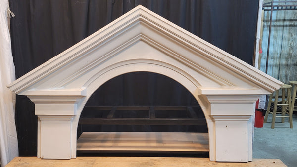 Foam & Resin Arched Door Pediment 69" W x 42" Tx 7" D GS00888