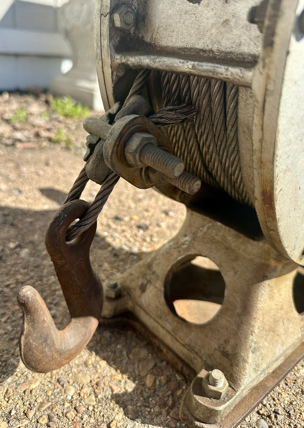 WWII 1/2 Ton U.S. Navy Portable Bomb Hoist Mark VI - GA20803