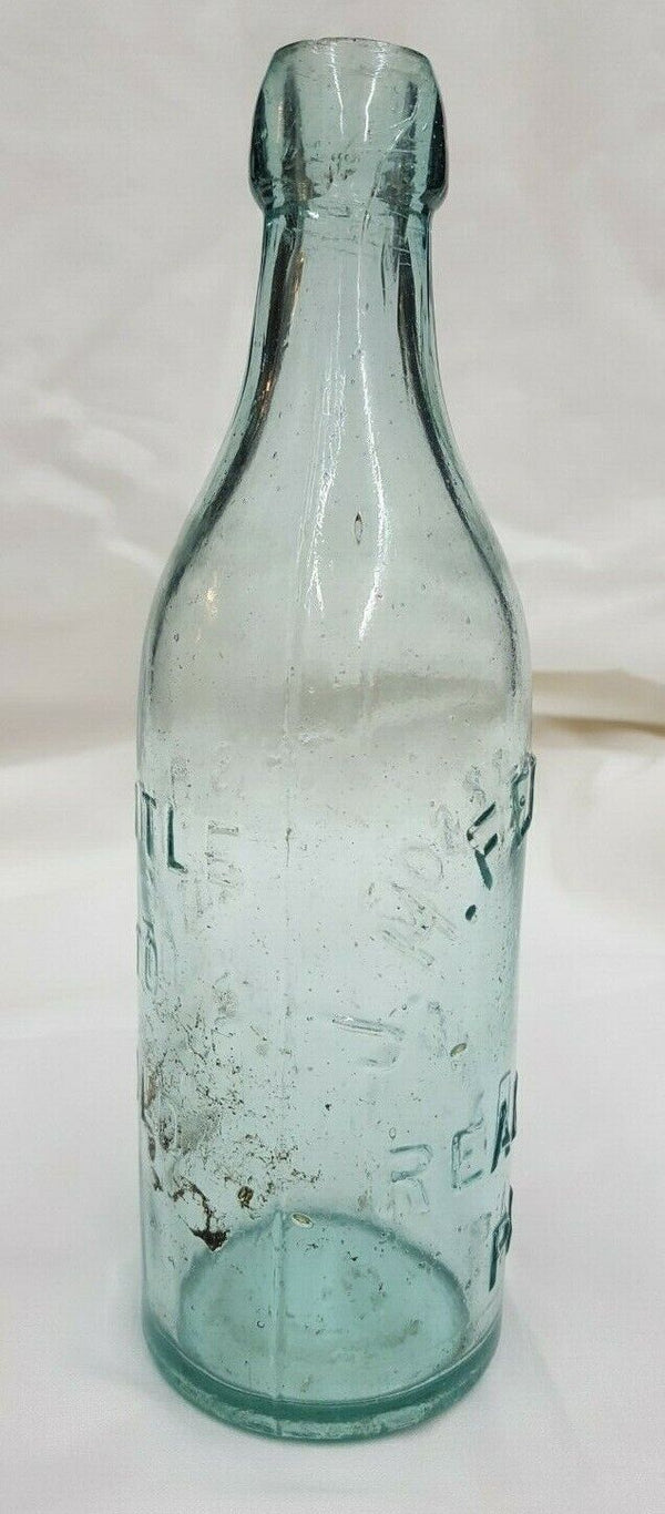 1800s J.H. Fett & Son Reading Pennsylvania Soda Bottle