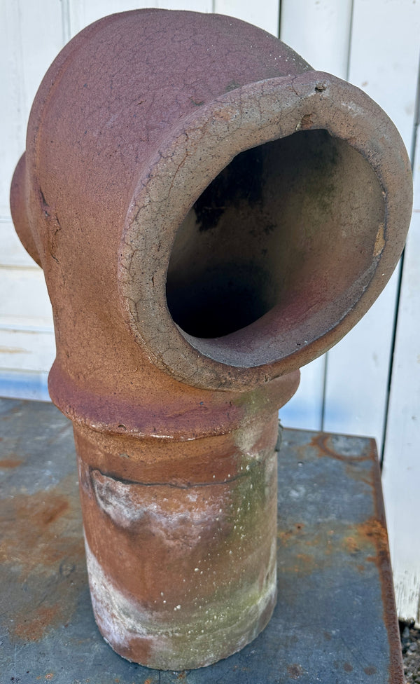 Terracotta Double Pipe Chimney Pot GA20475