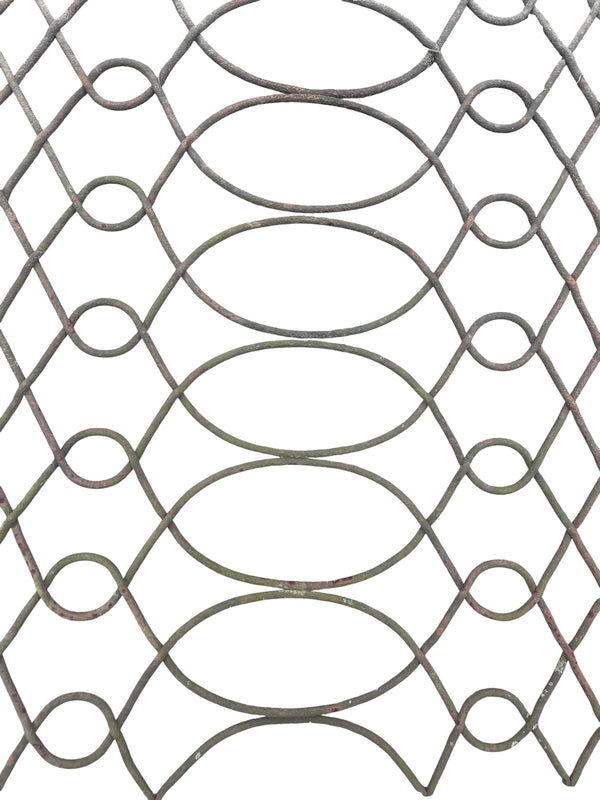 45 Ft of Antique Wrought Iron Fencing GA21062