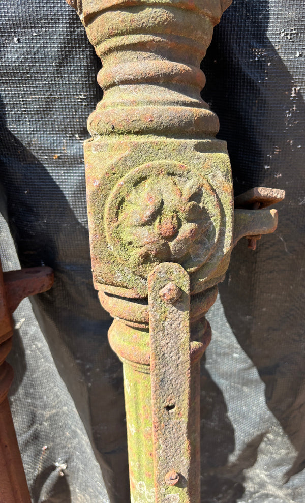 Pair of Cast Iron Newel Posts GA21633
