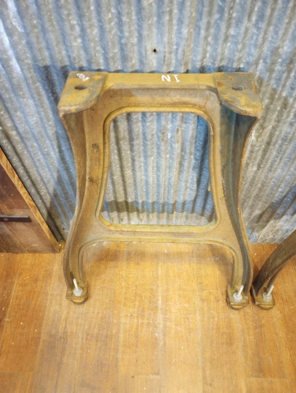 Pair of Cast Iron Machine Legs 30 1/2" T x 24" W GA-S075
