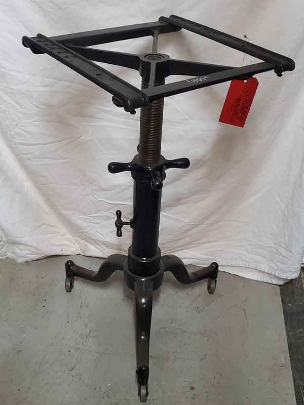 1920's Industrial Adjustable Table Base GAM0096