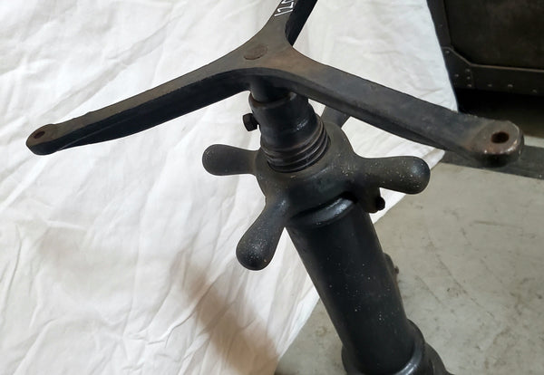 1920's Industrial Adjustable Table Base GAM0097