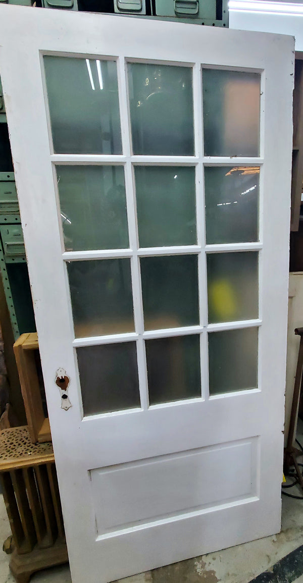 Frosted 12-lite, ¾ glass door *GAM0107