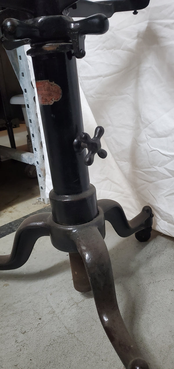 1920's Industrial Adjustable Table Base GAM0096