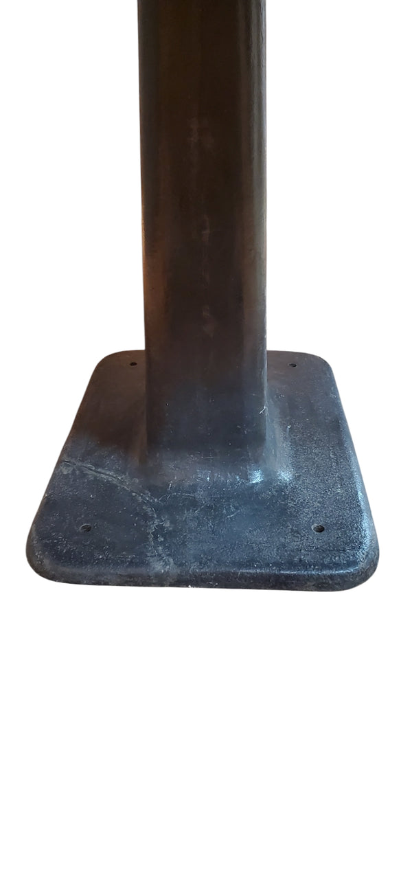 Round Black Granite Table With Cast Iron Machine Base GAM0417A