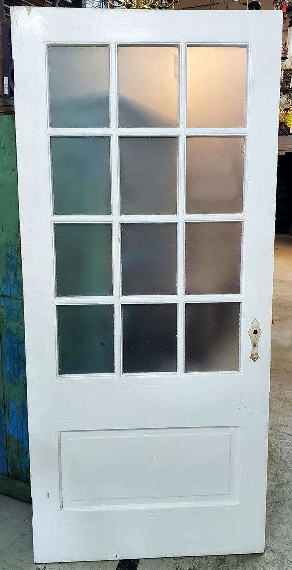 Frosted 12-lite, ¾ glass door *GAM0107