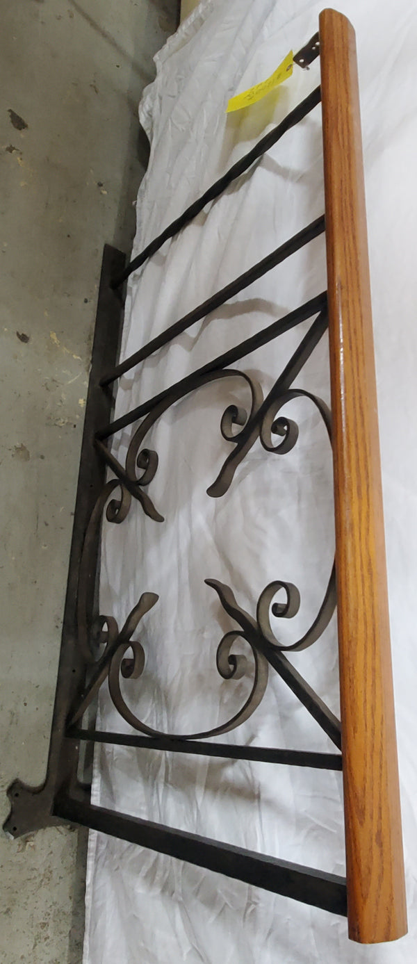 Iron and Oak handrails GAM0094