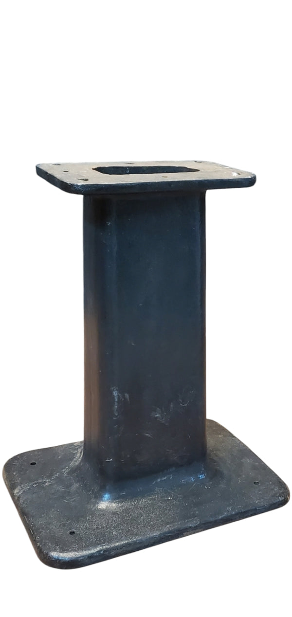 Round Black Granite Table With Cast Iron Machine Base GAM0417A