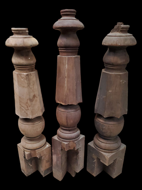 Set of 3 Octogon Newel Posts GAM0228