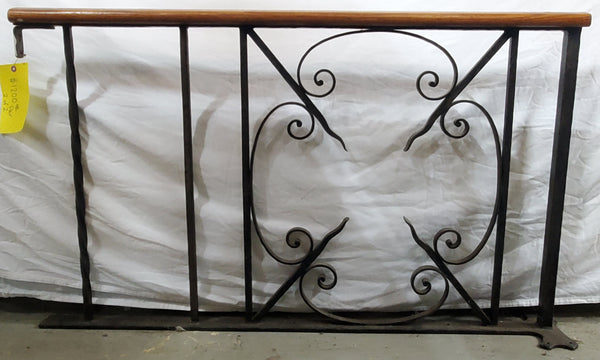 Iron and Oak handrails GAM0094