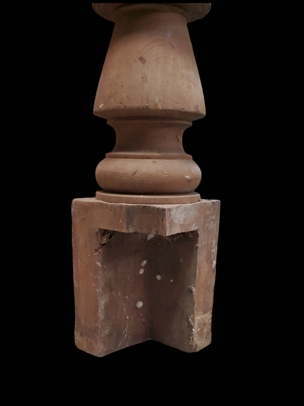 Walnut Newel Post GAM0217