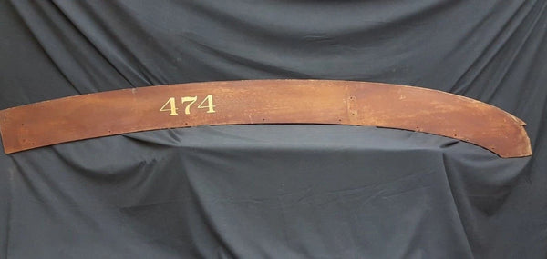 1940's Street Car Trolley Car Vehicle Signage #474 From Richmond Virginia GA20183