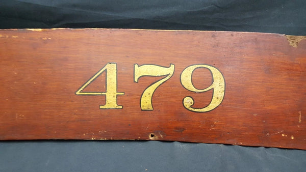 Vintage 1940's Street Car Trolley Car Vehicle Signage #479 Of Richmond Virginia GA20182