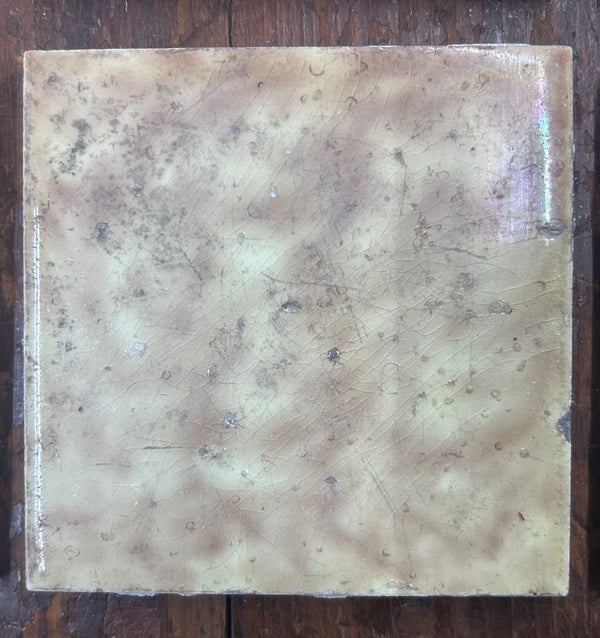 10 Vintage 4 1/2" x 4 1/2" Glazed Fireplace Tiles GS010943