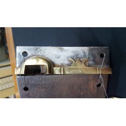 Restored Right Handed #60 Carpenter Lock set with Keeper Knobs and Key ...