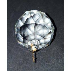 Large 2" Round Diamond Cut Crystal Chandelier Pendant #GA4055