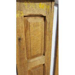 Pair of Oak Wood Raised Furniture Newel Post Panels #GA192