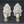 Load image into Gallery viewer, Pair of Restored Art Deco Cast Iron Silver Wall Sconces #ads2
