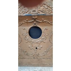 Ornate Cast Iron Fireplace Surround with Matching Summer Cover #GA2021