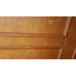 Solid Wood 6 Vertical Panel Fire Rated Door #GA848