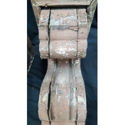 Pair of Large Layered Carved Corbels #GA1125