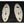 Load image into Gallery viewer, Pair of Steel Oval Doorknob Backplates with Beaded Trim #GA281

