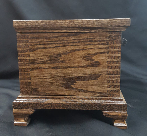 Custom Made Oak Cocktail Smoker Box Set with Walnut Smoker & Accessories #CSM2