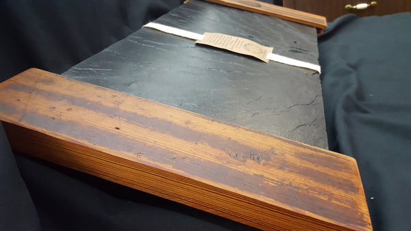 Large Hand Crafted Slate & Heart Pine Charcuterie Serving Board #GA2217
