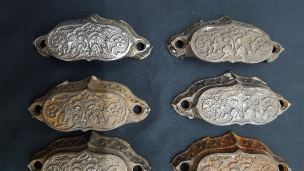 Set of 9 Ornate Victorian Cast Iron Furniture Drawer Pulls #GA2251 – Governor's Architectural Salvage Set of 9 Ornate Victorian Cast Iron Furniture Drawer Pulls #GA2251 – Governor's Architectural Salvage