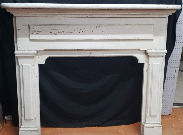 Mid 1800's Heart Pine Fireplace Mantel #GA9022