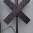 Antique Pole Mounted Cast Iron Railroad Crossing Signs #rrsign ...