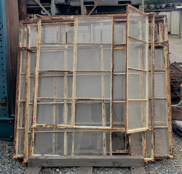 15 & 20 Pane Glass & Steel Cottage Casement Windows #casement