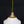 Load image into Gallery viewer, White Milk Glass &amp; Brass Pendant Light with Chain &amp; Ceiling Cap #GA9102
