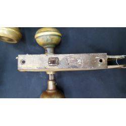 Set of 10 Mortise Lock Sets with Doorknobs & Backplates #GA4136