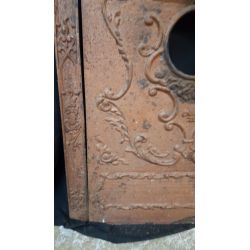 Ornate Cast Iron Fireplace Surround with Matching Summer Cover #GA2022
