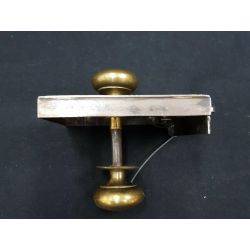 Antique Cast Iron and Brass Metal Rim Lock #GA242