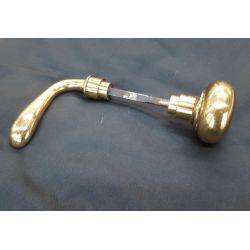Solid Brass Door Knob with Reverse Handle #GA4219