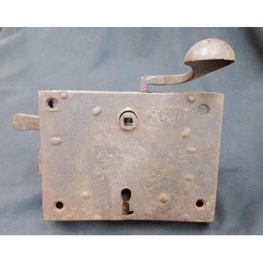 Primitive Iron Rim Lock for Left Entry #GA4177