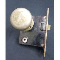 Jack & Jill Mortice Door Lock With Door Knobs & Brass Rosettes #GA134
