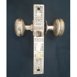 Ornate Victorian Mortise Lock Set with Matching Thumb Turn #GA4401
