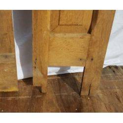 Pair of Oak Wood Raised Furniture Newel Post Panels #GA192