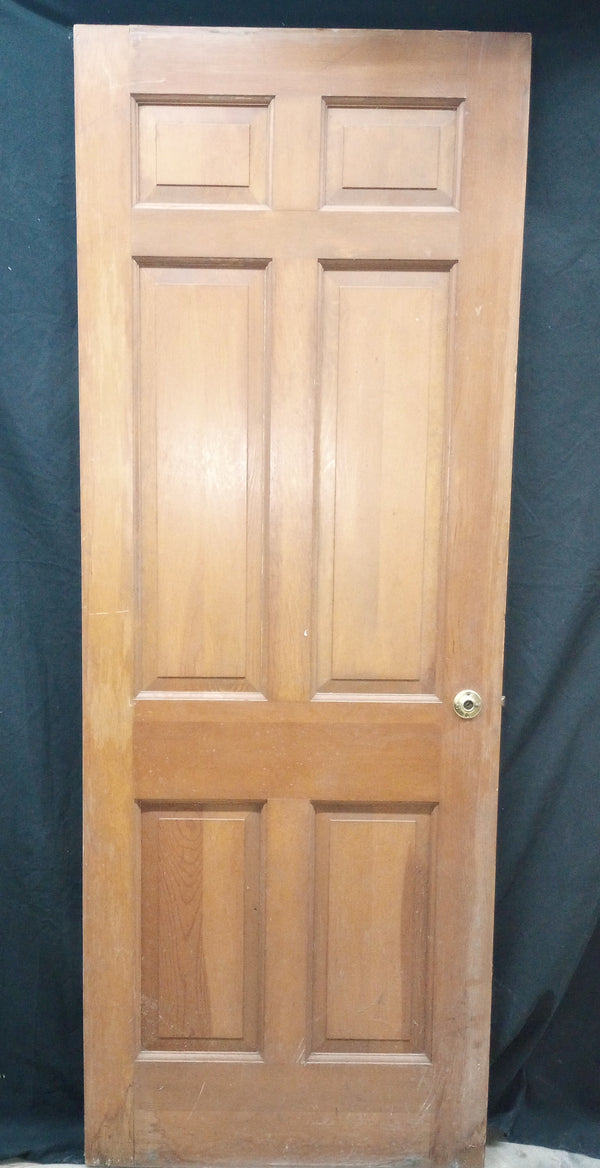 Solid Pine 6 Panel Interior Door 29" x 79" #GA-S01